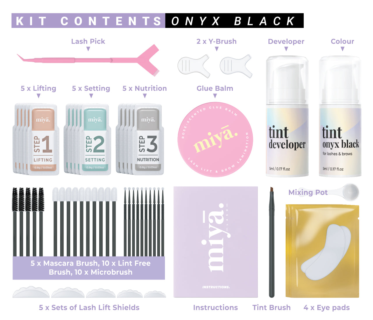 Original 2 in 1 Lash Lift & Brow Lamination Kit with Tint