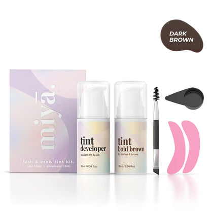 2 in 1 Lash & Brow Tint Kit 10ML - Bold Brown