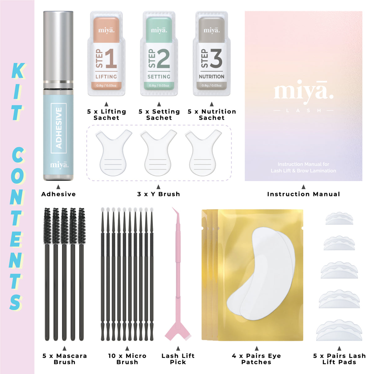 MIYA LASH 2 in 1 Lash Lift & Brow Lamination Kit