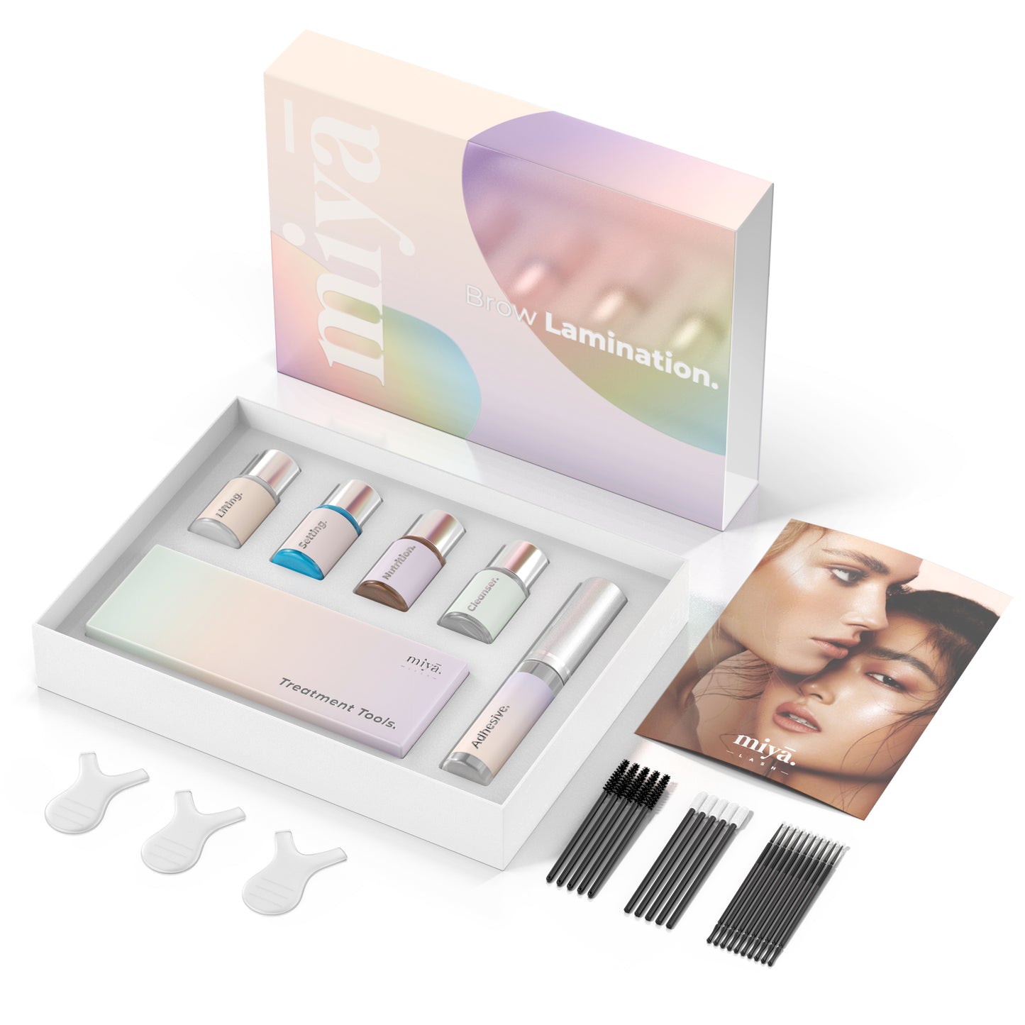 Miya Lash Brow Lamination Kit Open Box Angel Including all Tools and User Instructions